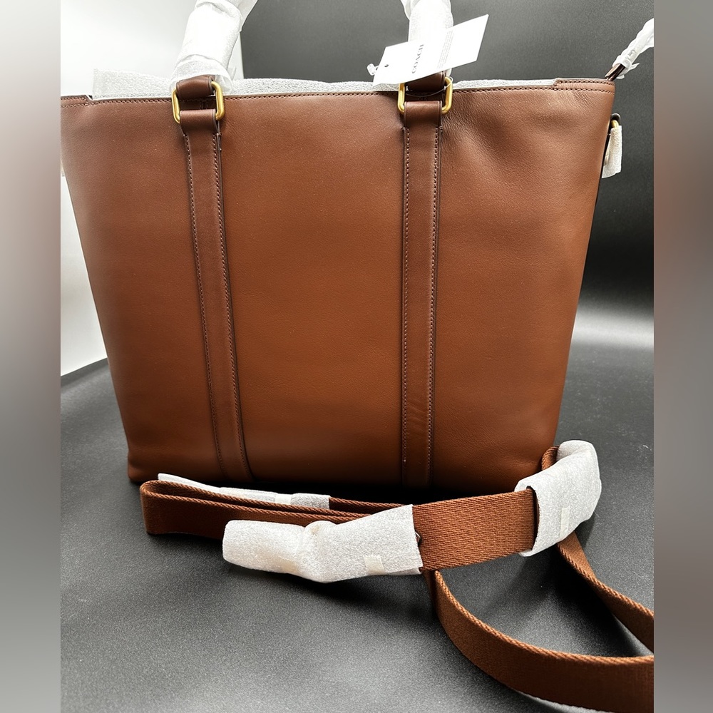 Coach Metropolitan Tote Saddle Brown